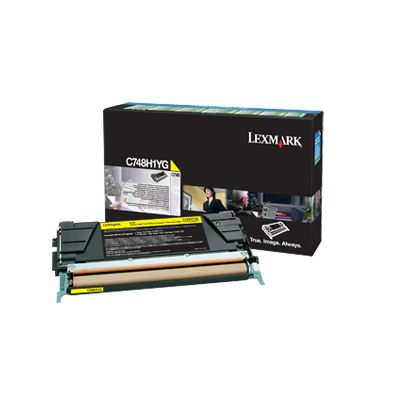 Lexmark C748 Yellow High Yield Return Program Toner Cartridge