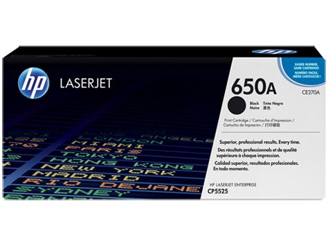 HP 650A Black Contract LaserJet Toner Cartridge