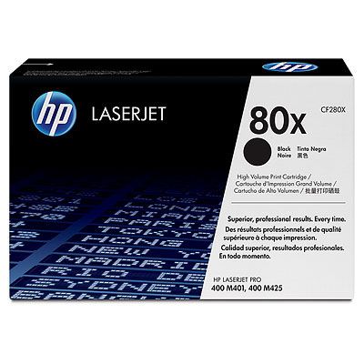 HP 80X 2-pack High Yield Black Original LaserJet Toner Cartridges