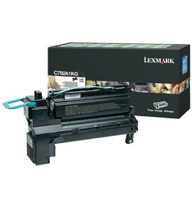 LEXMARK C792 / X792 Black Return Program Print Cartridge - 6000 pgs