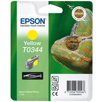 EPSON - Ink - T0344 - Yellow - CAMELEON - Stylus Photo 2100 / 2200