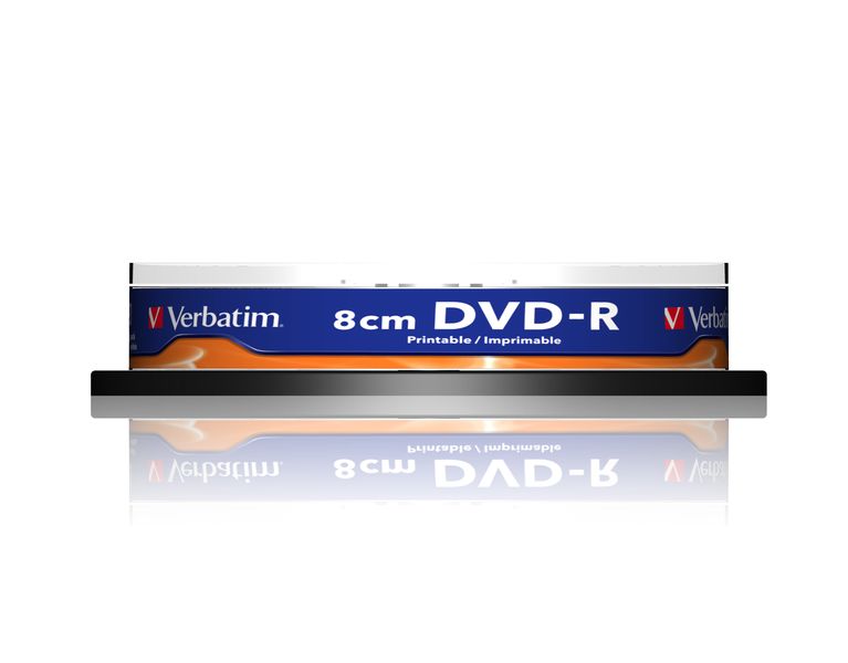 VERBATIM - 1.46GB DVD-R (4X) - 8CM PRINTABLE SPINDLE (BOX OF 10) - WSL