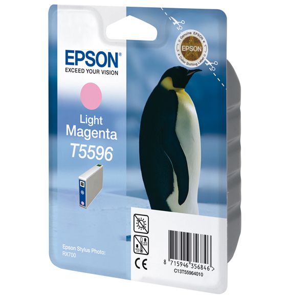 EPSON - Ink - T5596 - Light Magenta - PENGUIN - Stylus Photo RX7000