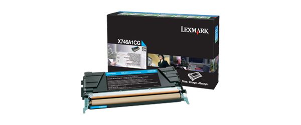 LEXMARK X746 / X748 Cyan Return Program Toner Cartridge - 7 000 pgs