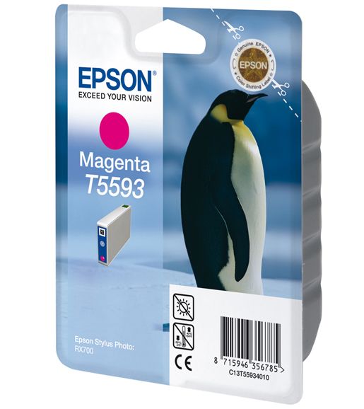 EPSON - Ink - T5593 - Magenta - PENGUIN - Stylus Photo RX7000