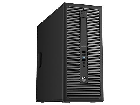 HP EliteDesk 800G1 TOWER Intel Core i5-4570 (3.2-GHz 6MB Cache) - 4GB DDR3-1600 DIMM (1x4GB) - 500GB HDD - Slim Supermulti ODD - Windows 8 Pro 64
