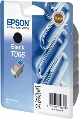 EPSON - Ink - T066 - Black - PAPERCLIP - Stylus C48