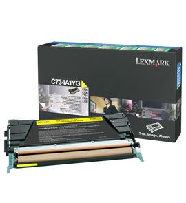 LEXMARK C734 / C736 / X734 / X736 / X738 Yellow Return Programme Toner Cartridge - 6 000 pgs