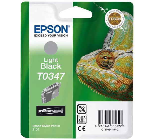 EPSON - Ink - T0347 - Light Black - CAMELEON - Stylus Photo 2100 / 2200