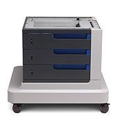 HP 3x500-sheet feeder and stand