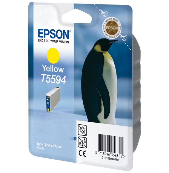 EPSON - Ink - T5594 - Yellow - PENGUIN - Stylus Photo RX7000