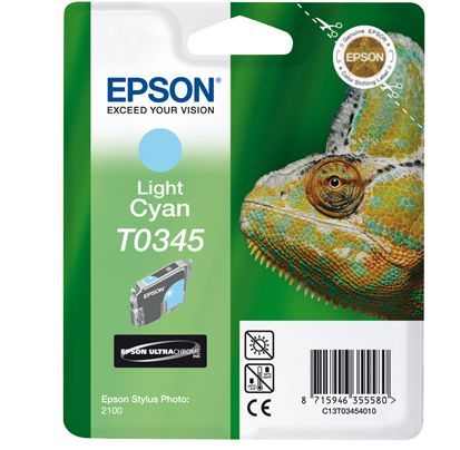 EPSON - Ink - T0345 - Light Cyan - CAMELEON - Stylus Photo 2100 / 2200