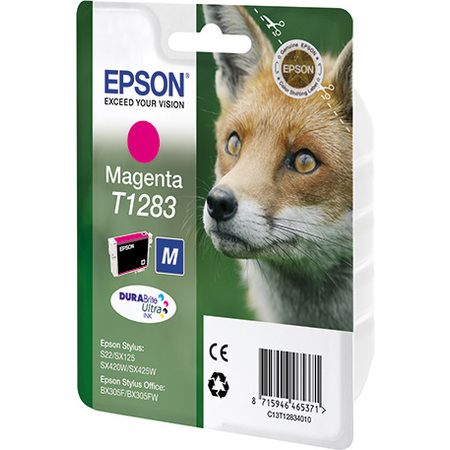 EPSON - Ink - T1283 - Magenta - FOX - Stylus S22 / SX125 / SX425W / BX305F