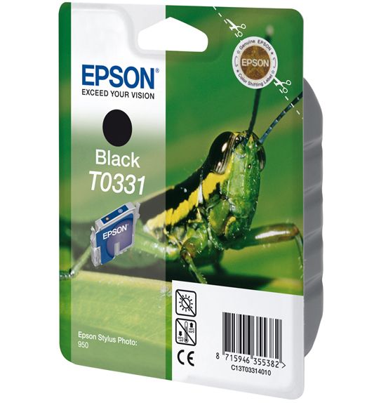 EPSON - Ink - T0331 - Black - GRASSHOPPER - Stylus Photo 950 / 960