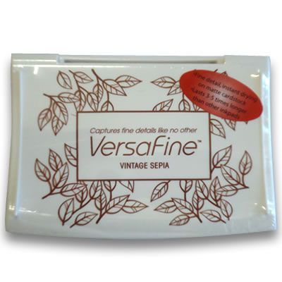 Tsukineko VersaFine Ink Pad - Vintage Sepia