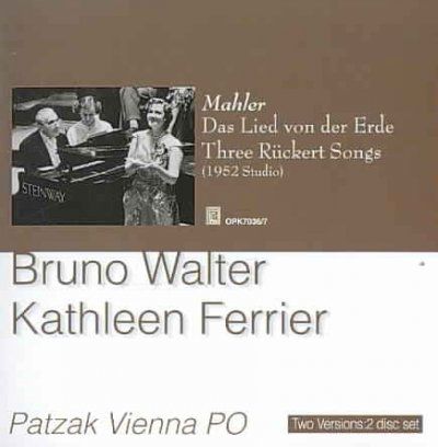 Mahler:Three Ruckert Songs (1952 Stud - (Import CD)