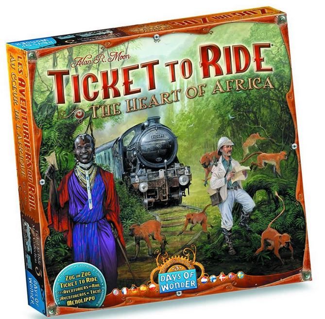 Ticket to Ride Map Collection: Volume 3 - The Heart of Africa Board ...