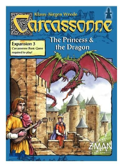 Carcassonne Expansion 3 Princess and Dragon Board Game