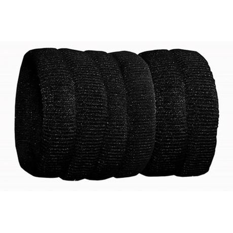 Thin black store rubber bands