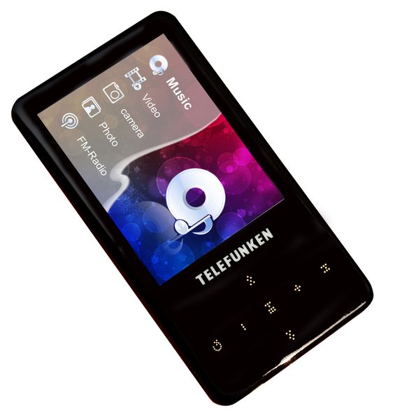 Telefunken Touch Panel MP3 Player - Black