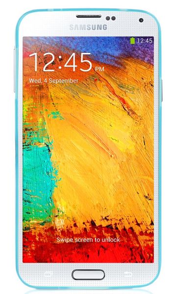Capdase Galaxy S5 Soft Jacket Sam - Tinted Blue