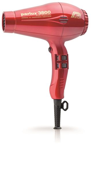 Parlux 3800 Ceramic &amp; Ionic 2100W Hair Dryer - Red