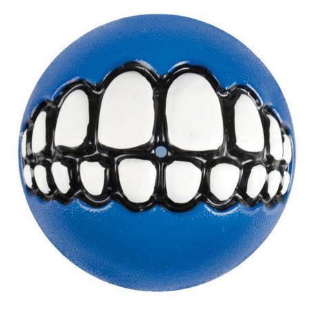 Rogz - Grinz Dog Treat Ball Small Blue