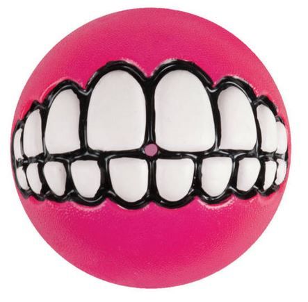 Rogz - Grinz Dog Treat Ball Small Pink