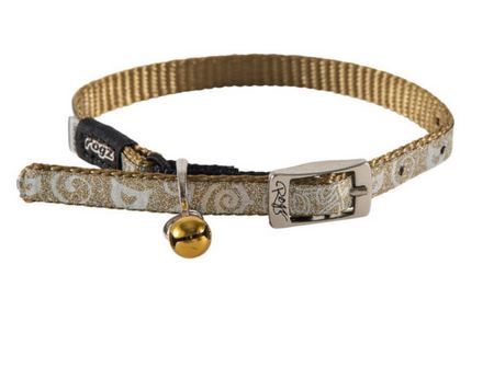 Rogz - SparkleCat 11mm Pin Buckle Cat Collar - Bronze