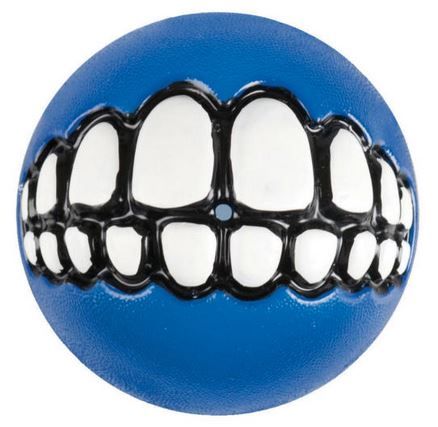 Rogz - Grinz Dog Treat Ball Large Blue