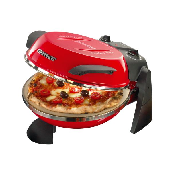 G3 Ferrari 5 Minute 1200W Electric Pizza Oven- Red