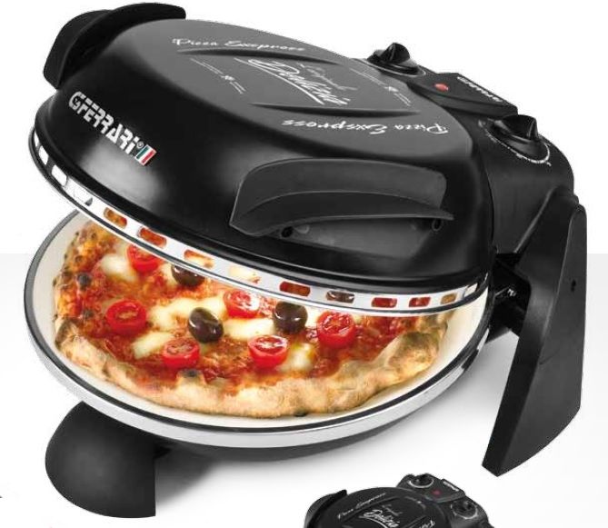 G3 Ferrari 5 Minute 1200W Electric Pizza Oven- Black