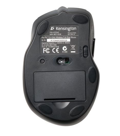 Kensington Pro Fit Wireless Full Size Mouse