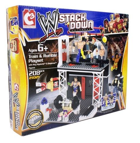 WWE Stackdown Play set with Figure