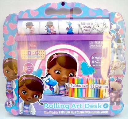 Disney - Doc McStuffins Rolling Art Desk