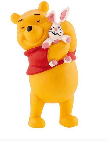 Bullyland Winnie the Pooh with Rabbit - 6.6cm
