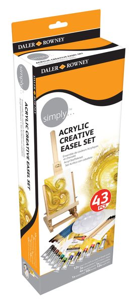 Daler-Rowney Simply Acrylic Creative Easel Set