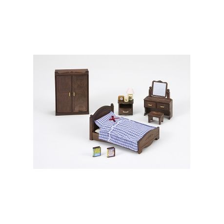 sylvanian families master bedroom furniture set