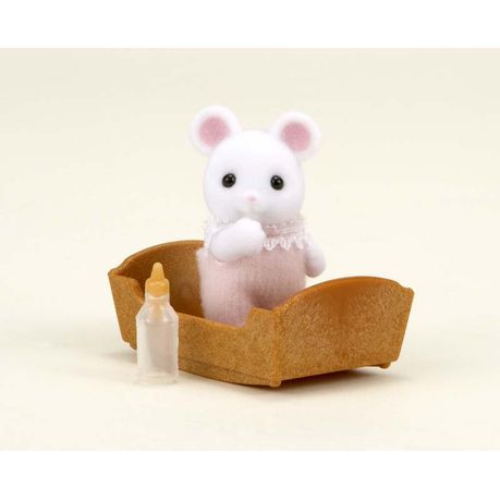 sylvanian white mouse family