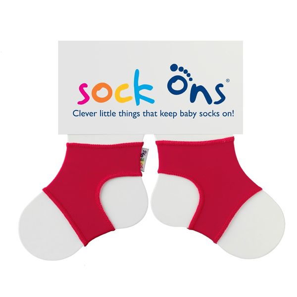 Sock Ons - Baby Socks - Bright Red
