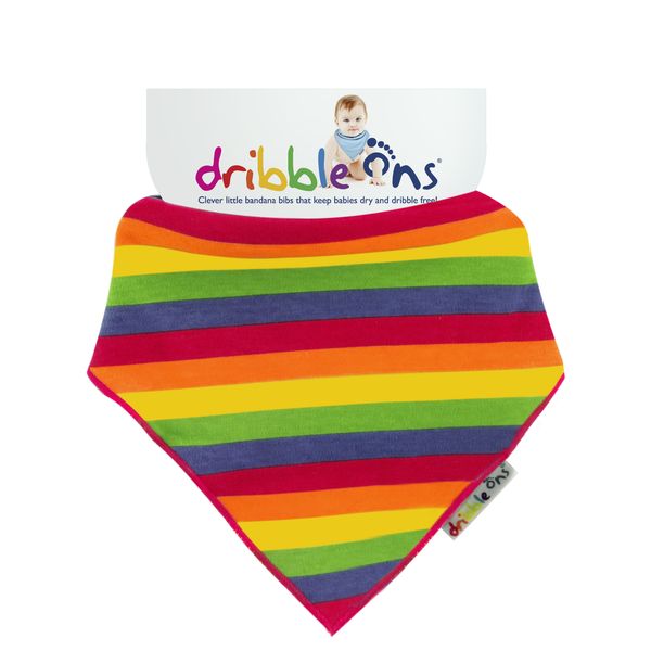 Dribble Ons - Design Baby Bib - Rainbow