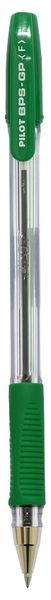 Pilot BPS Grip Fine Ballpoint Pen - Green (Pack of 12)