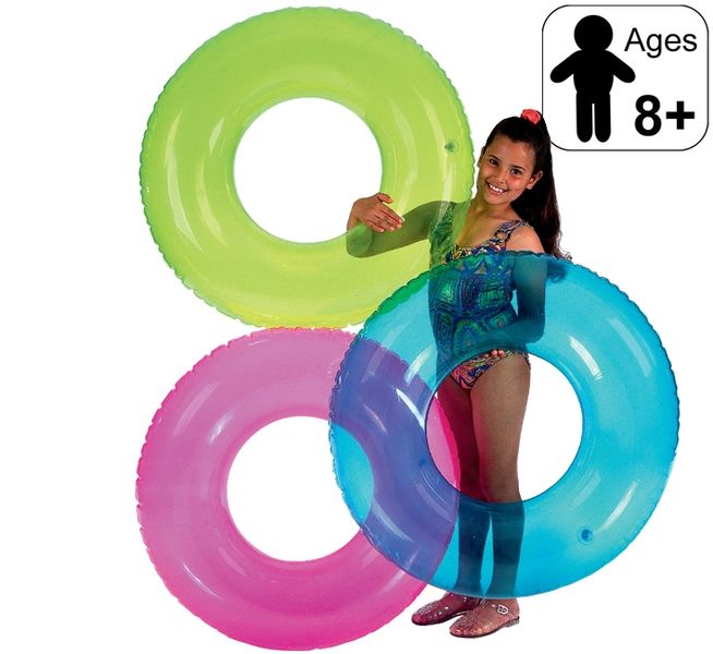 Intex - Tube - Transparent - 76cm - Pink Only