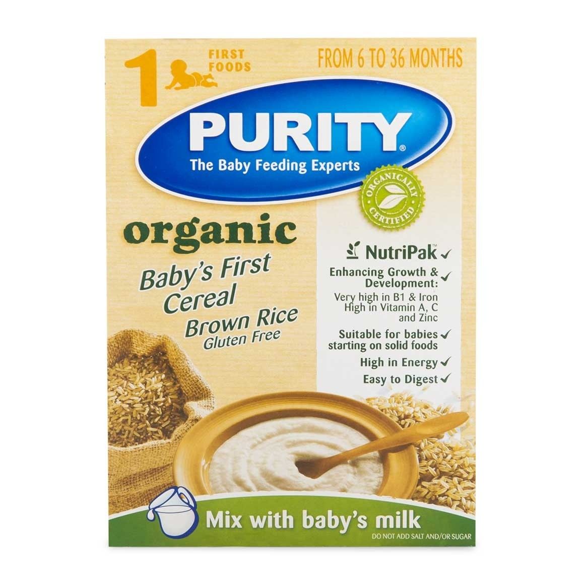 Organic Rice Cereal Baby Food Organic Rice Cereal Baby Food