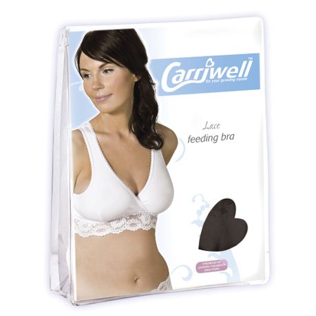 Carriwell - Lace Feeding Nursing Bra - Black