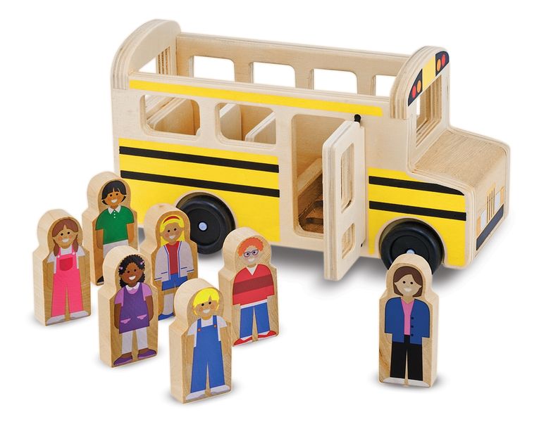 Melissa &amp; Doug Wooden School Bus image