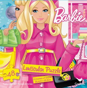 Barbie Lenticular Tower Puzzle - 48 Piece