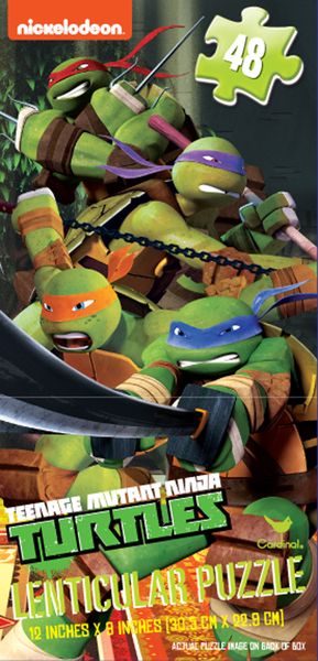 Teenage Mutant Ninja Turtles Lenticular Tower Puzzle - 48 Piece