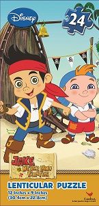 Jake and The Neverland Pirates Lenticular Tower Puzzles - 24 Piece