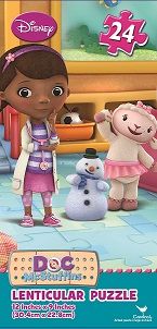 Doc Mcstuffins Lenticular Tower Puzzle - 24 Piece